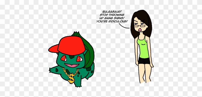 Thug Bulbasaur By Princess-cyanide - Cartoon #1244154