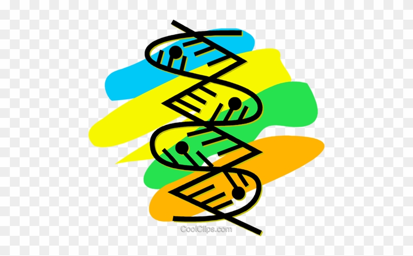 Dna Royalty Free Vector Clip Art Illustration Vc055918 - Clip Art #1245094