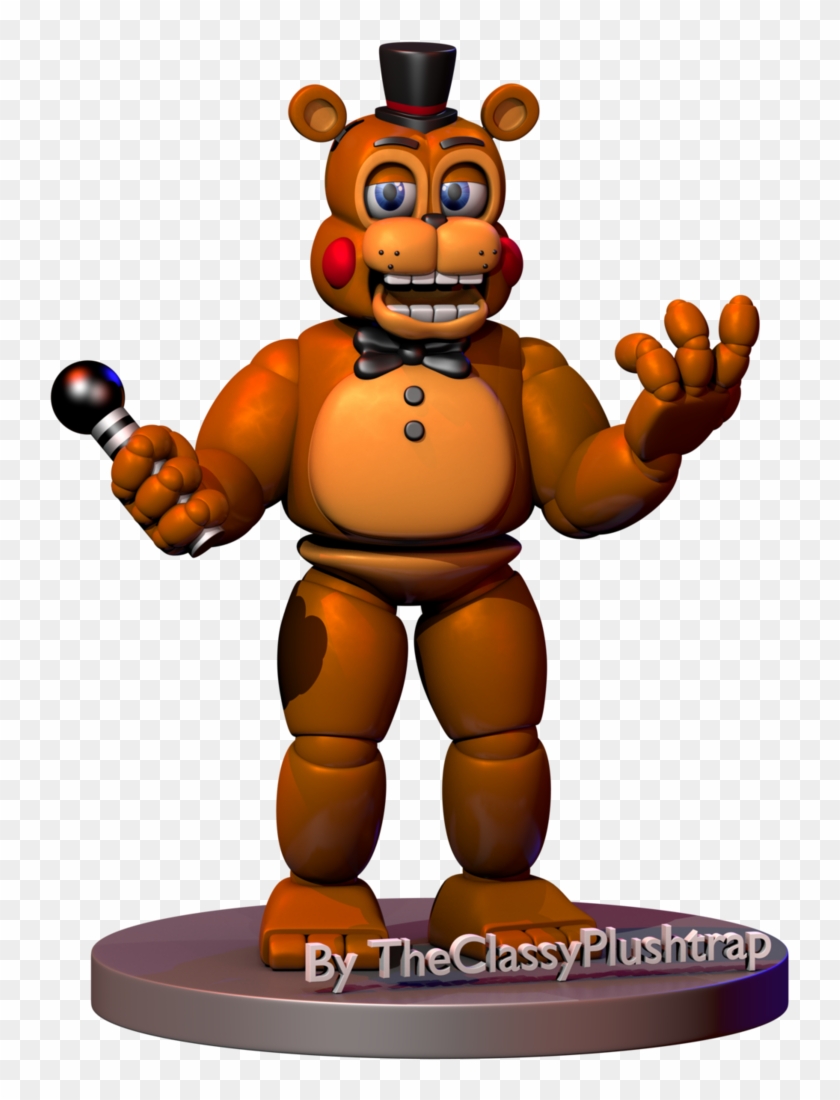 Toon Toy Freddy V3 By Theclassyplushtrap - Toy Freddy Action Figure ...