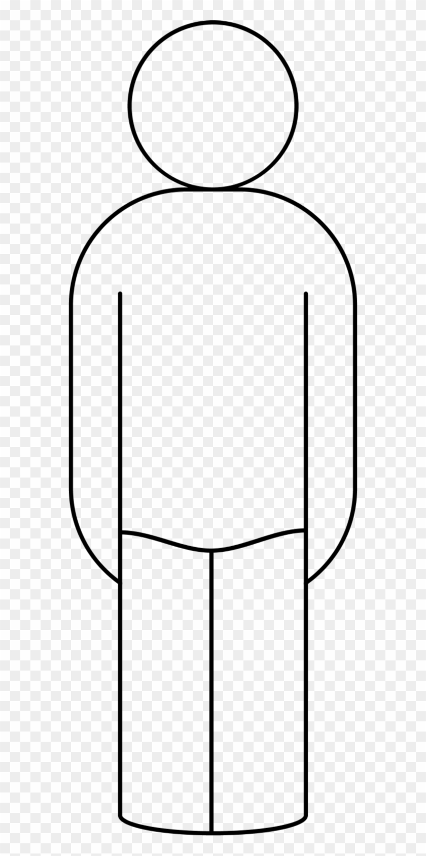 Person Outline Clip Art - User Shape In Powerpoint - Full Size PNG ...