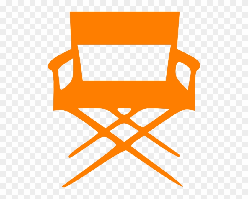 Director S Chair Orange Clip Art At Clker - Directors Chair Clip Art #1248802