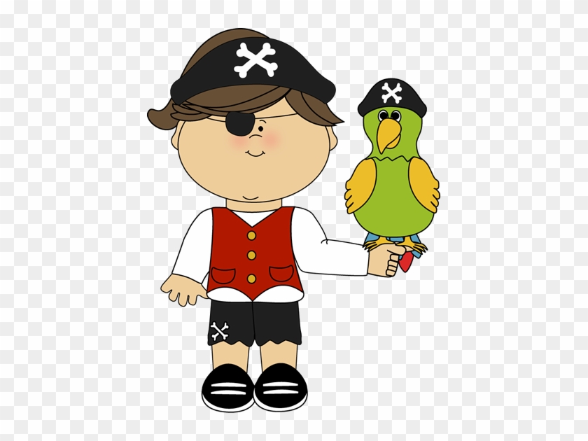 Pirate Girl With A Parrot - Talk Like A Pirate Day Activities #1249178