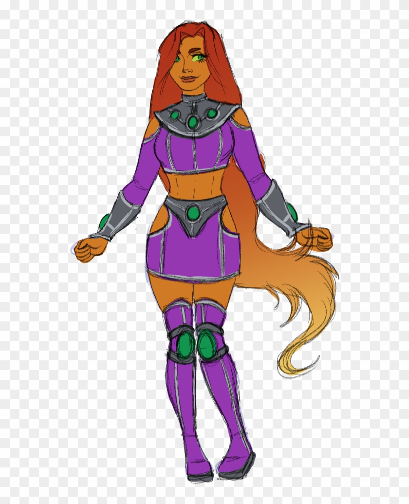 Starfire Outfit Redesign - Drawing #1250089