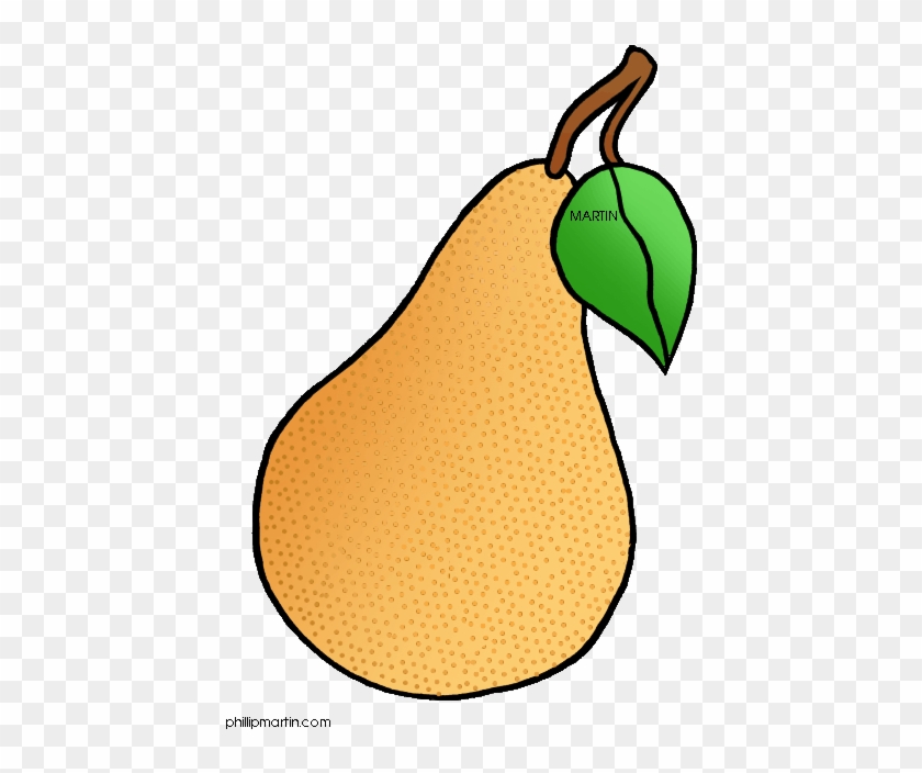 Orange Clipart Pear Fruit - Philipp Martin Fruit Clip Art #1250626