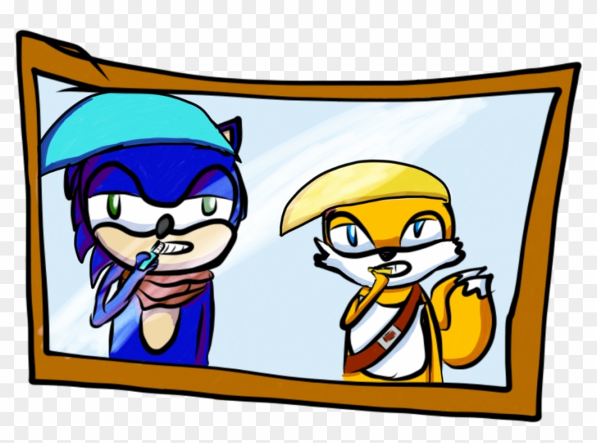 Tired Sonic And Tails By 24roses - Cartoon #1252297