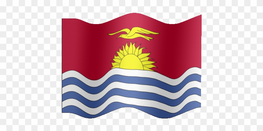 Very Big Animated Flag Of Kiribati - Kiribati Flag Transparent #1252374