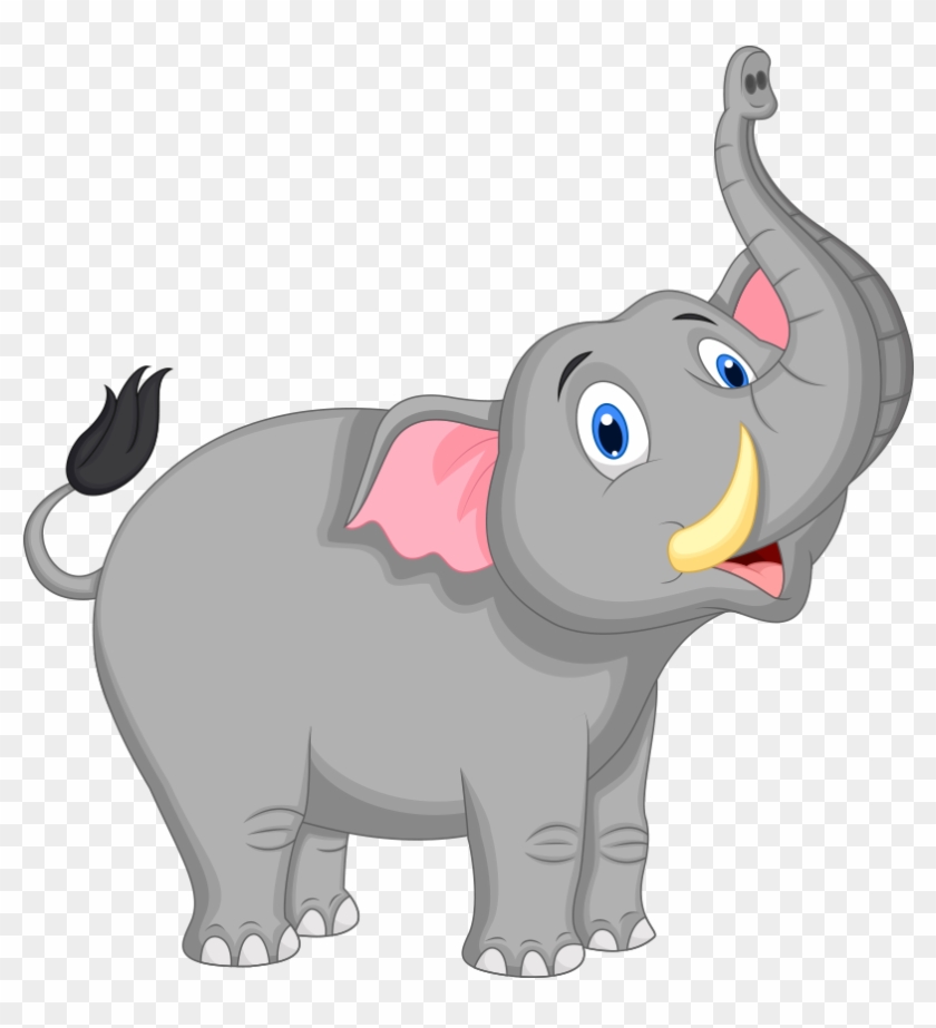 Cartoon Elephant Illustration - Elephant Cartoon #1253851