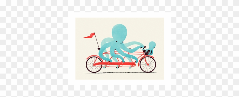 My Red Bike Art Print - Mini By Jay Fleck #1254315