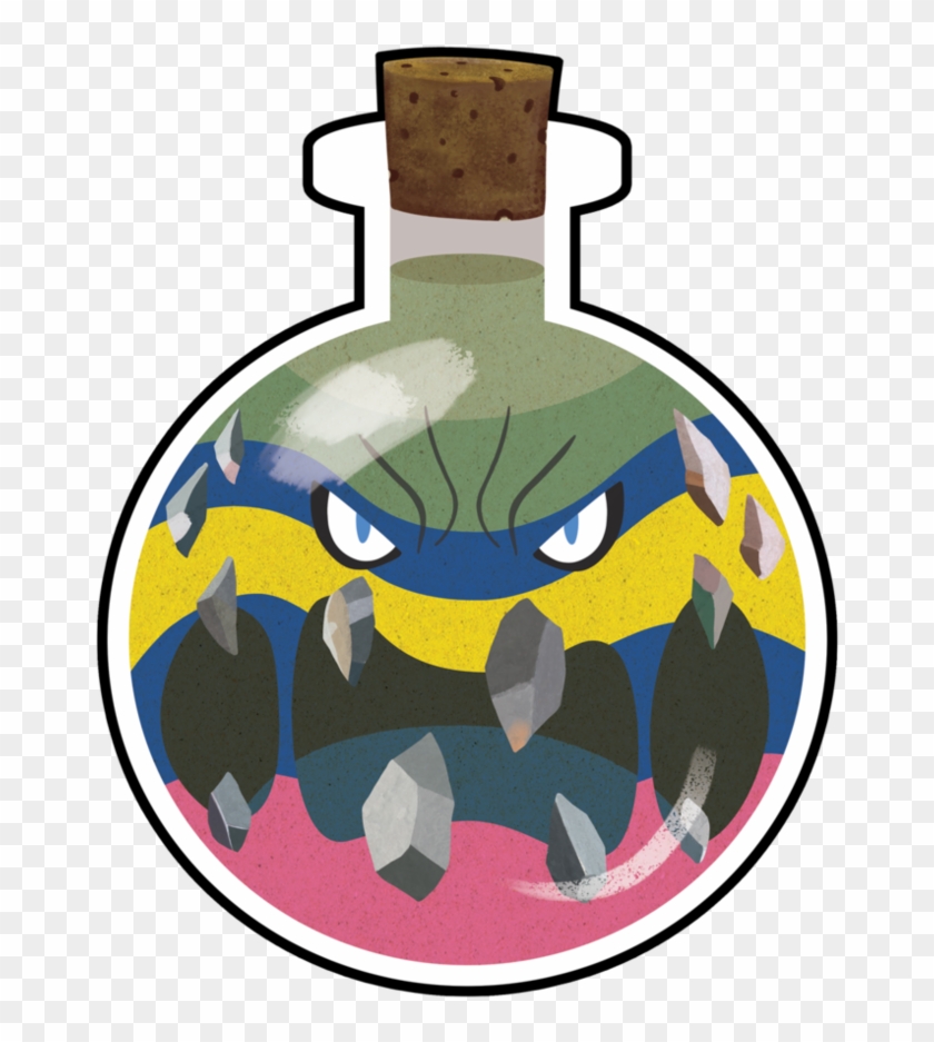 Alola Muk In A Sand Bottle By Thefoxgoblinden - Drawing #1254980