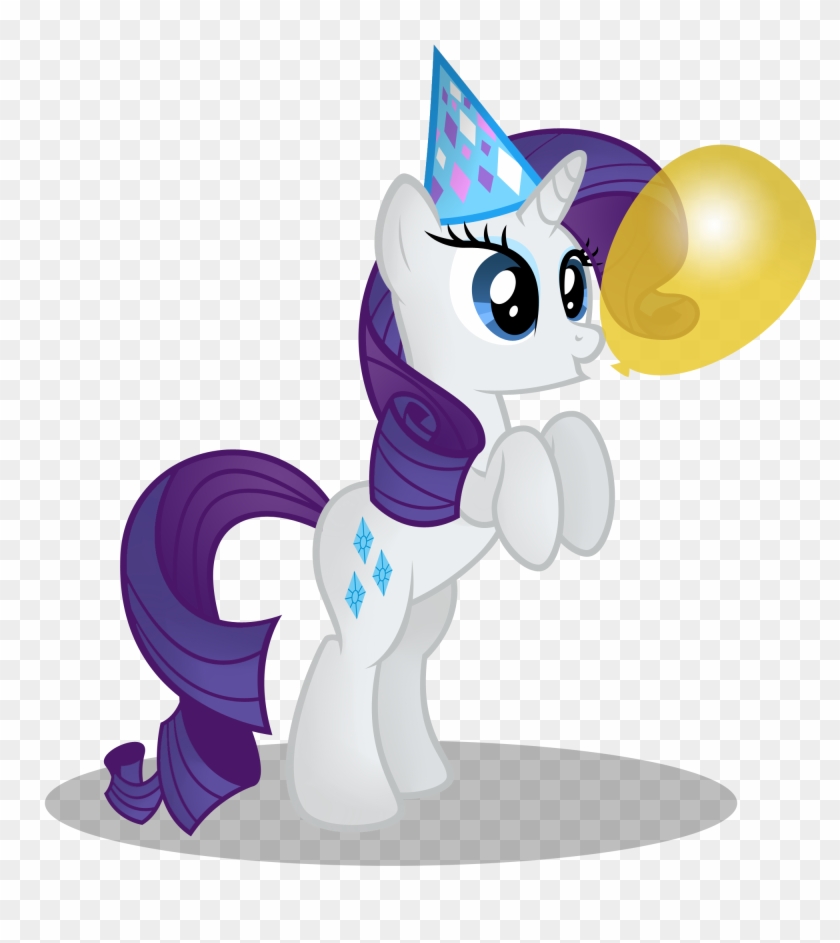 Uploaded - Rarity With Balloons #1256051