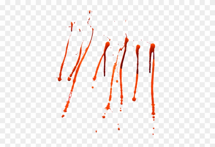 Blood Splatter Eighty-three - Hand Cut Png #1256755