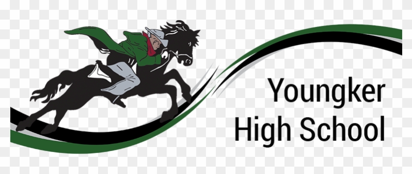 Logo For Youngker High School Lady Riders - Dts Hd #1257099