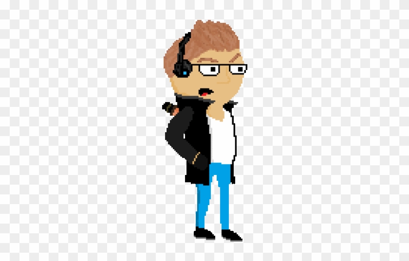 Took Some Time To Create, First I Drew The Pixel Art - Cartoon #1257603