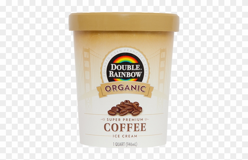 Eggs, Milk - Double Rainbow Ice Cream, Coffee - 32 Oz Tub #1258315