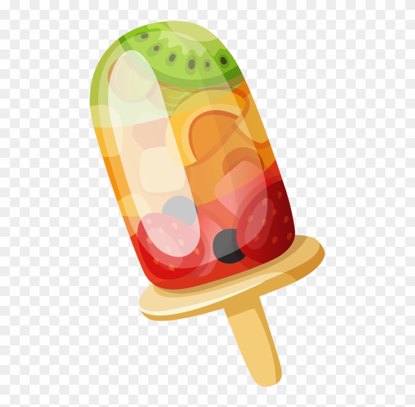 Glaces,ice Cream - Summer Fruit Clip Art #1258622