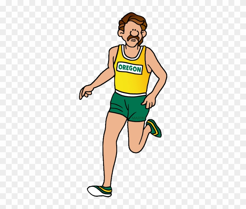 Famous People From Oregon - Prefontaine Clip Art #1258631