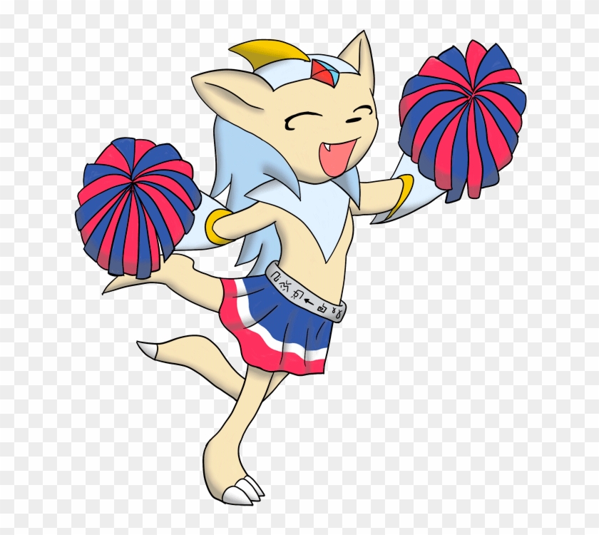 Cheerleader Cleomon By ~caluriri On Deviantart - Cartoon #1258654