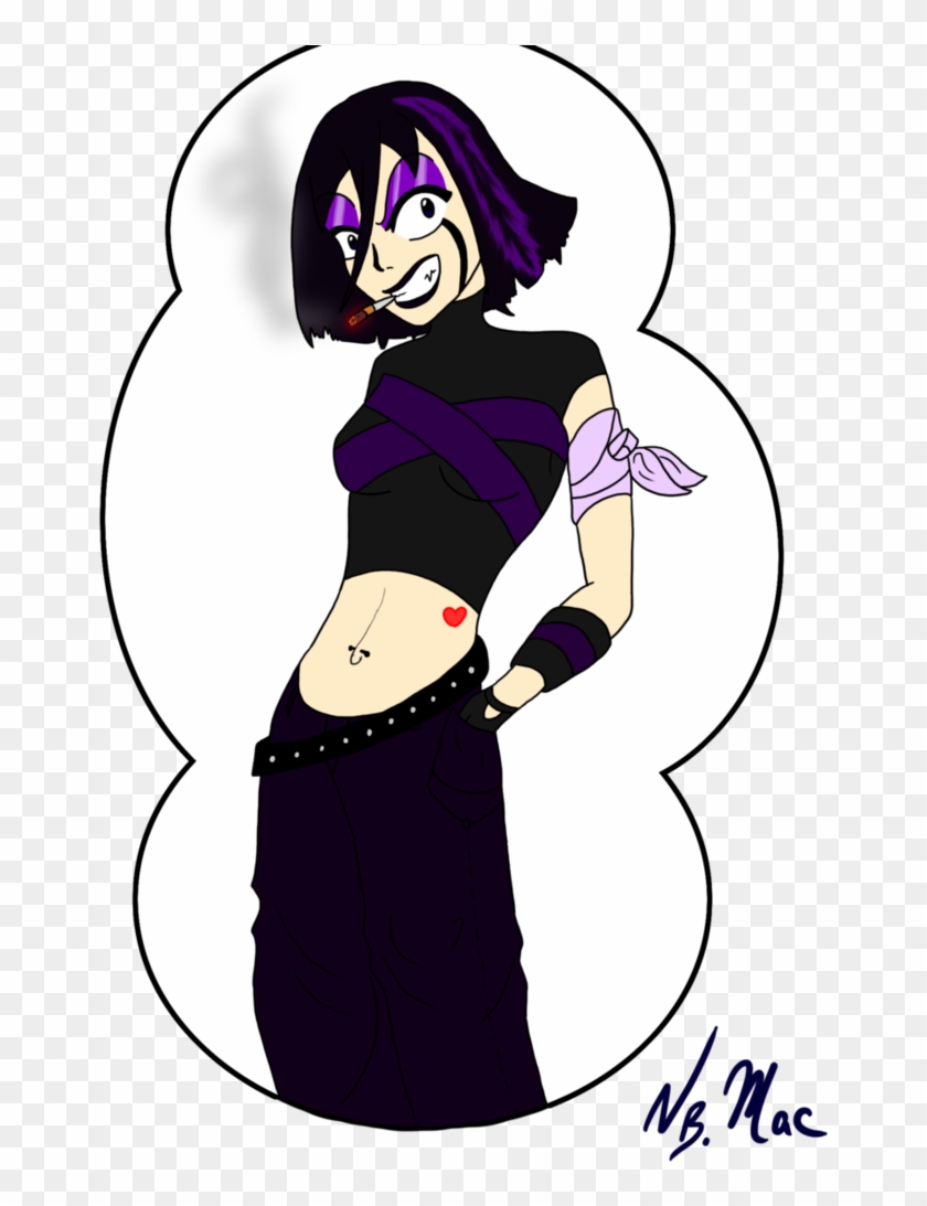 Goth Girl Request By Tmnt Raph Fan - Cartoon #1259374