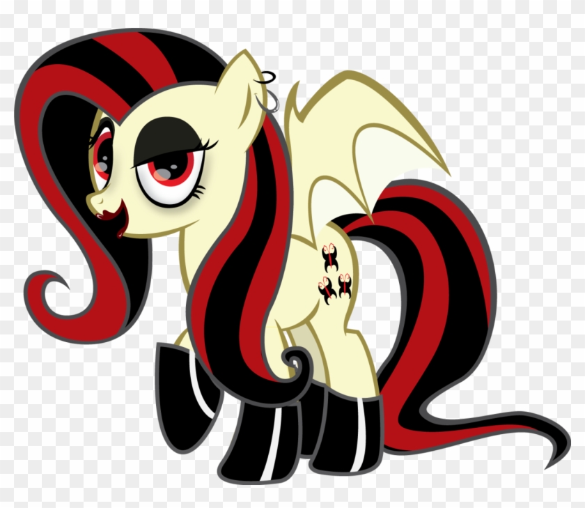 Alisonwonderland1951, Evil, Fluttershy, Goff, Goth, - Cartoon #1259404