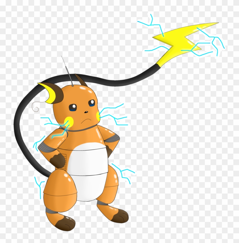 Robot Raichu By Zeccch - Cartoon - Full Size PNG Clipart Images Download