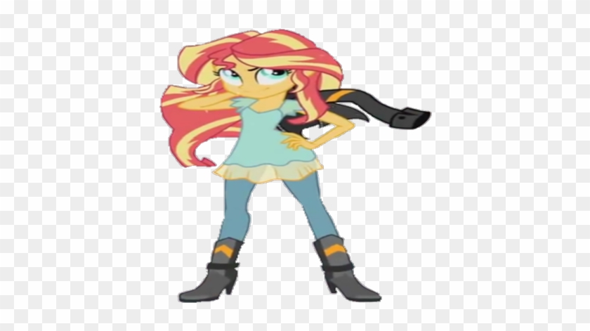 Sunset Shimmer Fg - Cartoon #1262409