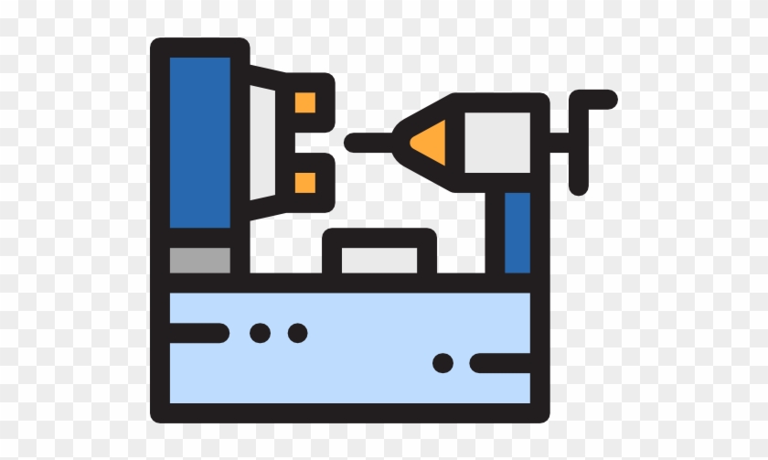 Lathe Machine Free Icon - Lathe #1263555