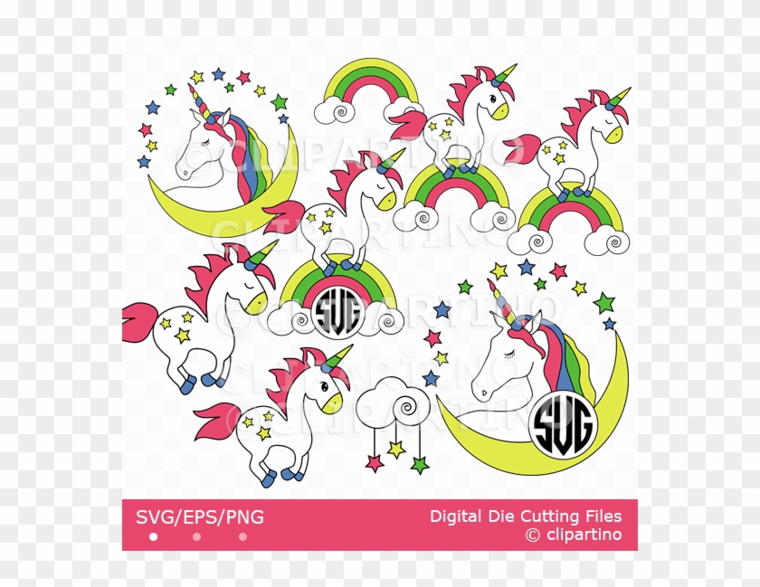 Unicorn Rainbow Svg Scalable Vector Graphics Free Transparent Png Clipart Images Download