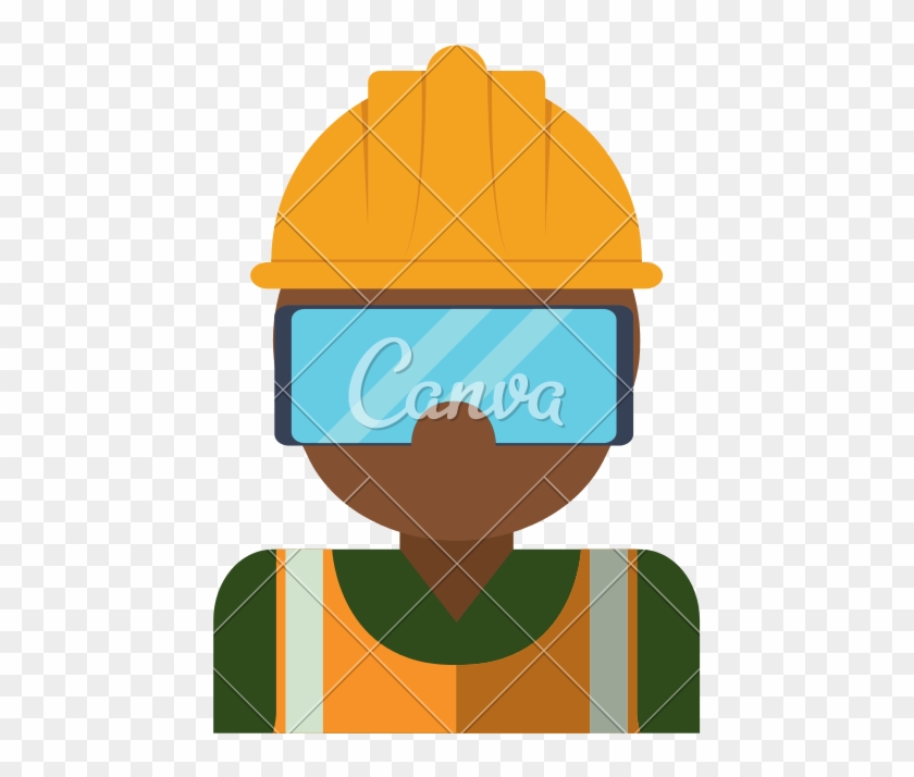 Industrial Security Design Character - Vector Graphics #1266916