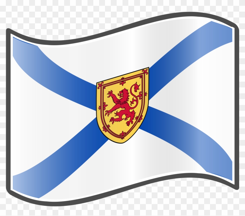 Flag Clipart Nova Scotia - Nova Scotia Flag #200901