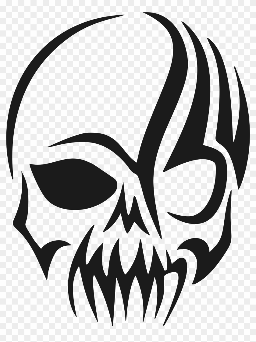 School Old Skull Human Symbolism - Old School Tattoo Skull - 400x907 PNG  Download - PNGkit