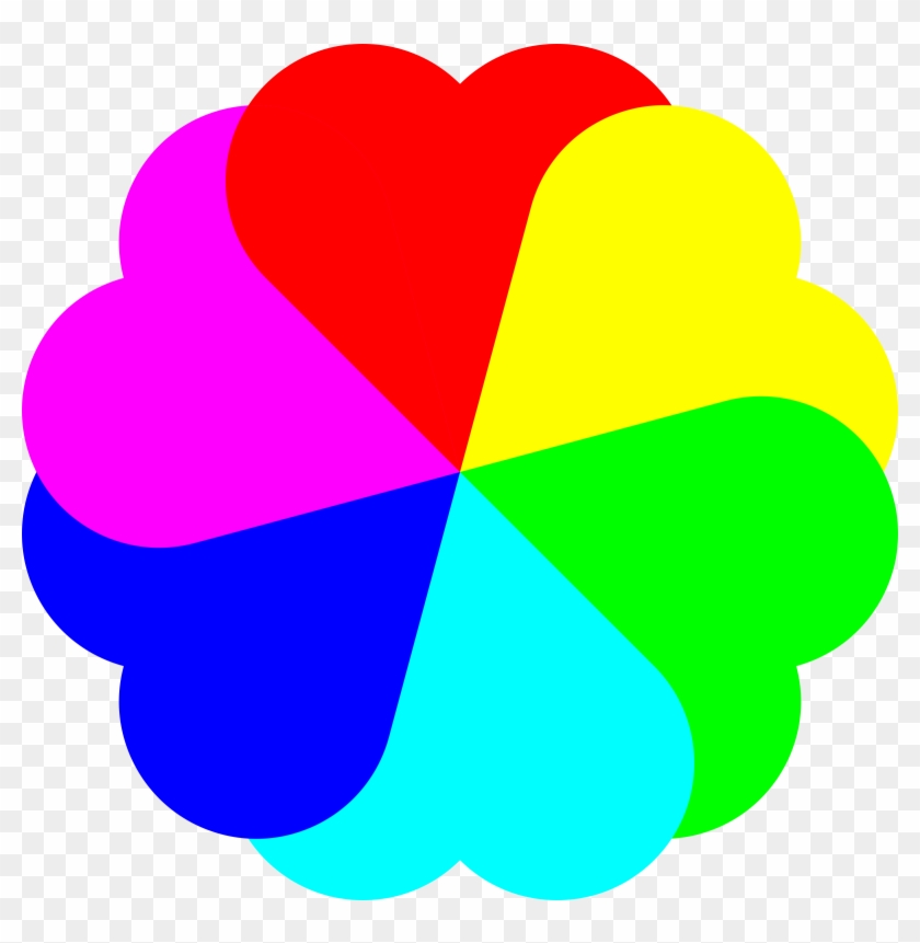 Big Image - Rainbow Love Heart Clipart #1269388