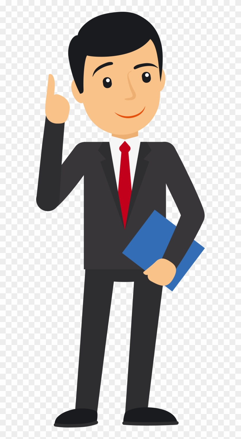 Businessperson Diagram Illustration - Vector Graphics #1270133