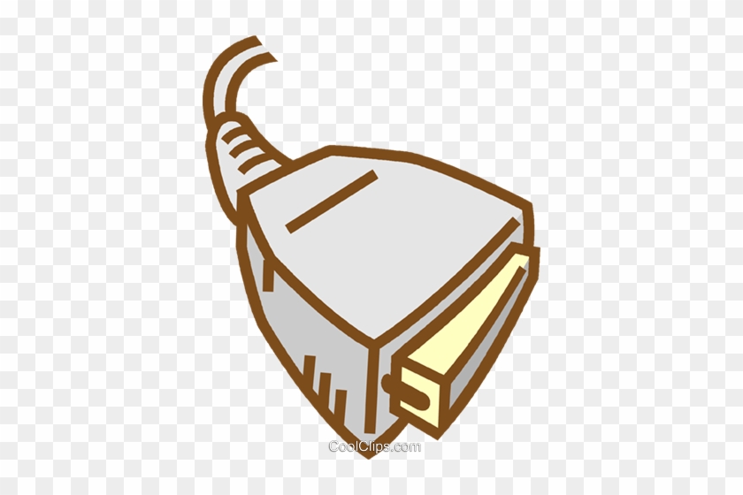 Computer Plug Royalty Free Vector Clip Art Illustration - Computer Plug Royalty Free Vector Clip Art Illustration #1270644