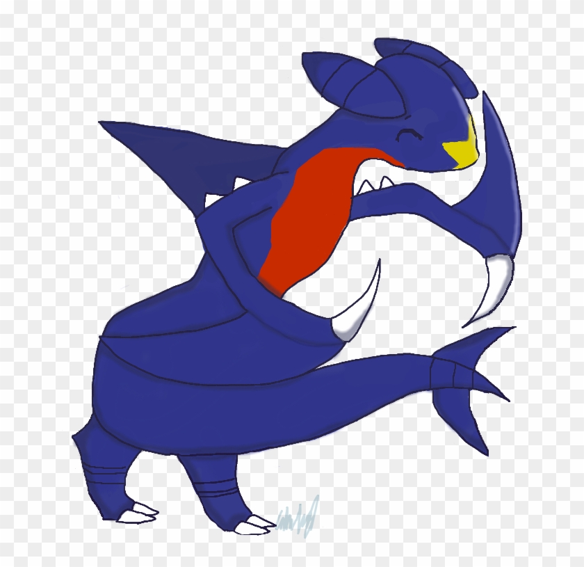 Happy Garchomp By Noodlemimi - Cartoon #1271007