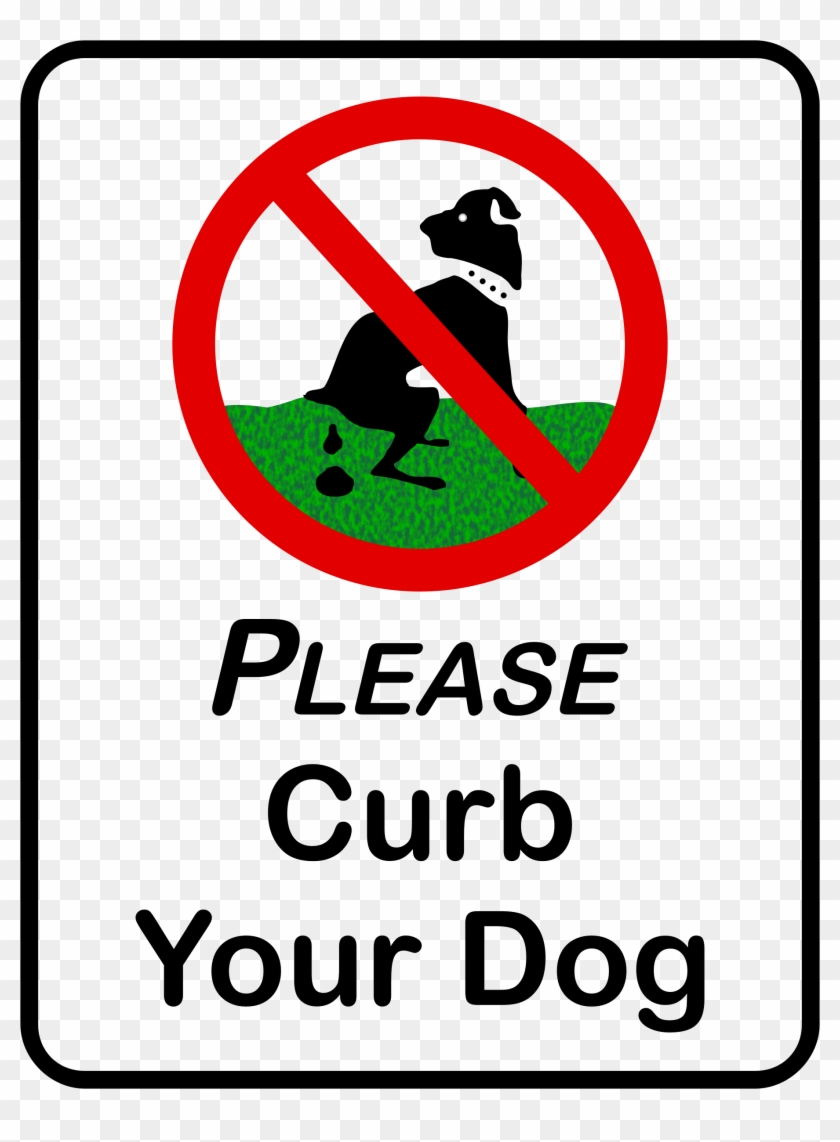 Curb Your Dog Bclipart - Symbols Of No Entry #1271180