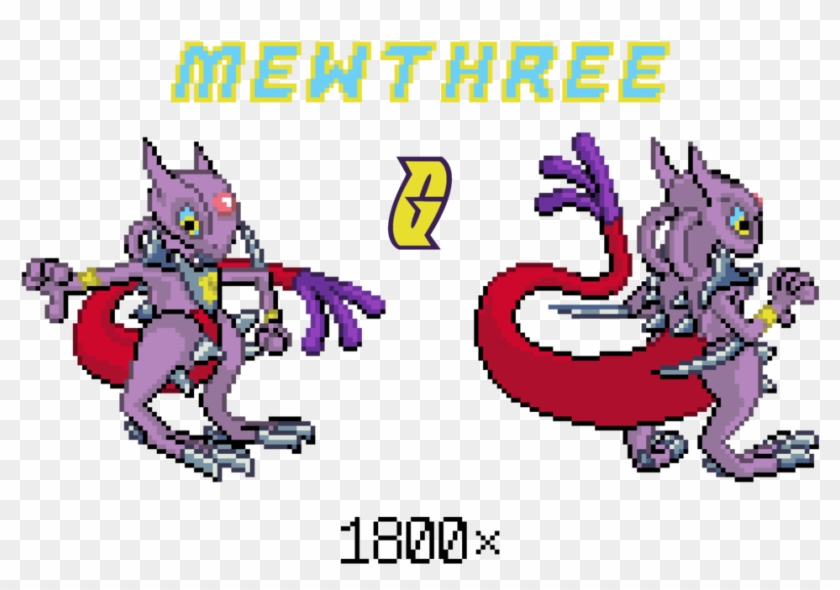 Galactic's Mewthree Sprites By Neweregion - Sprite #1272200