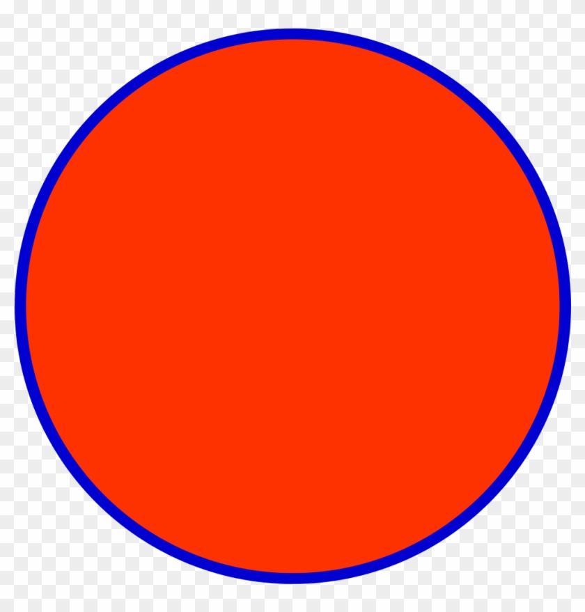 light blue circle outline