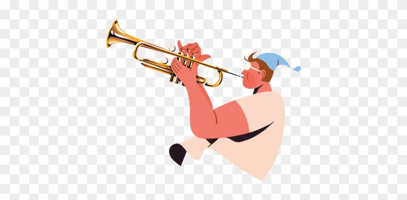 An Illustration Collection About Jazz - Trumpet #1272852