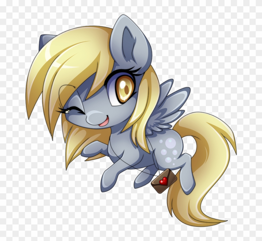 Extra-fenix, Chibi, Derpy Hooves, Female, Letter, Mare, - Derpy Hooves #1273121