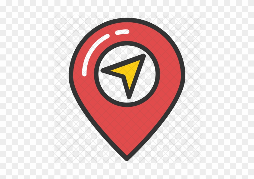 Location Pin Icon - Clip Art #1273477