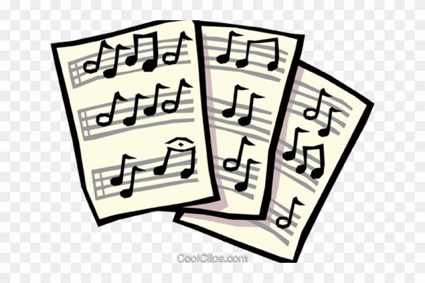 Sheet Music Clipart Piece - Song Clipart #1273881