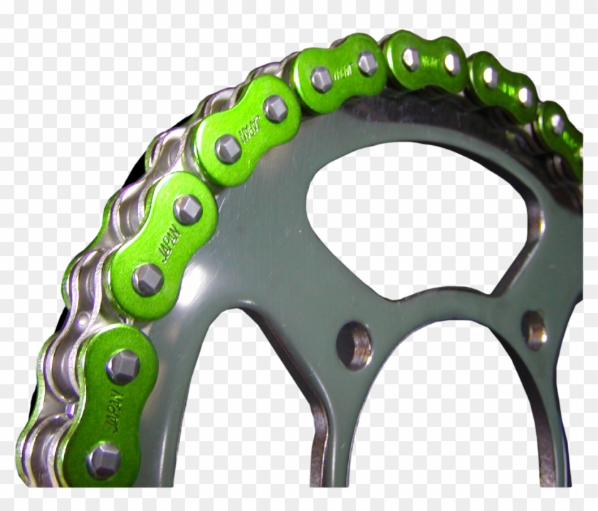 New Bright Metallic 'candy' Green Motorcycle Chain - New Bright Metallic 'candy' Green Motorcycle Chain #1274458