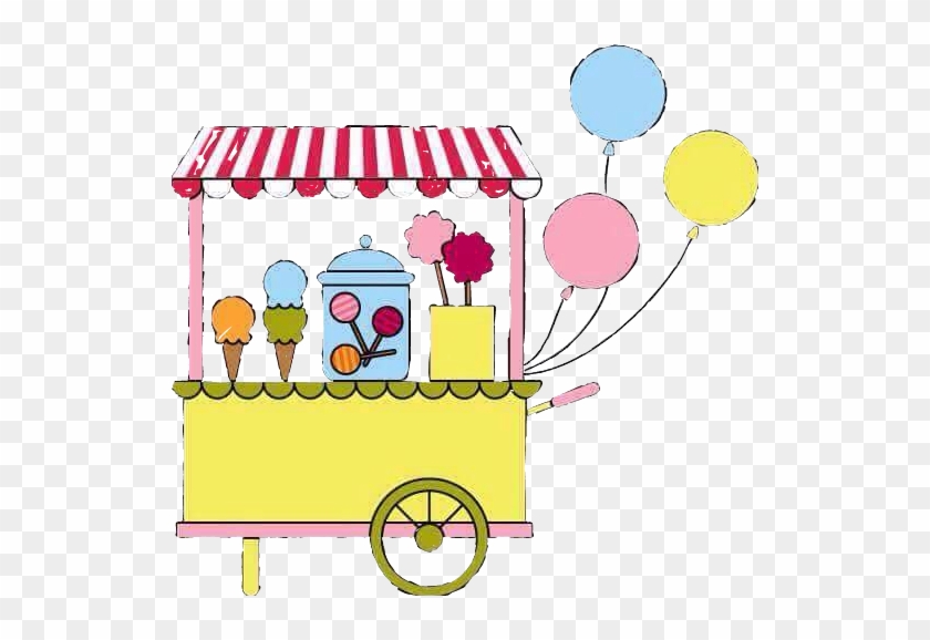 Candy Cart Cartoon Free #1274911