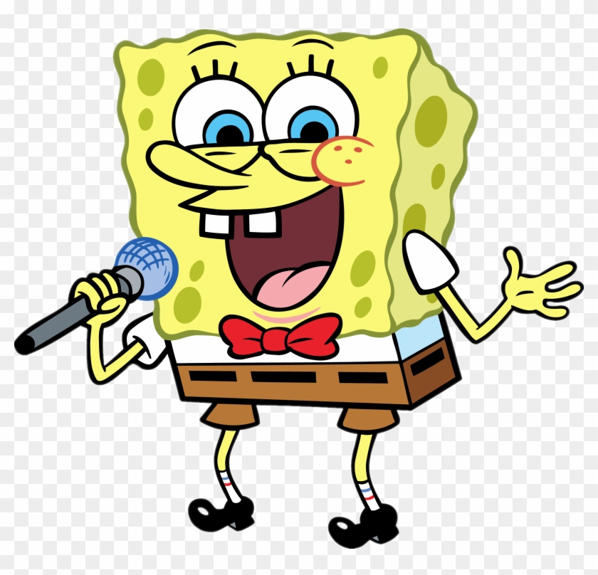 Spongebob Singing Transparent Png - Spongebob Squarepants #1277344