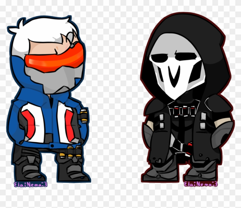 Soldier76 And Reaper By Nemadadoggo - Drawing #1277703