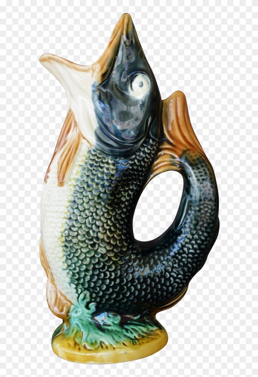 Majolica Fish Pitcher #1279347