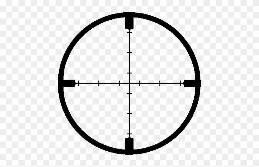 Rifle Scope Crosshairs Source Http Clipartbest Com - Crosshair Template #1279422