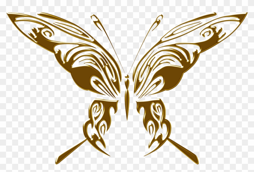 Butterfly Car Sticker Decal - Tribal #1280028