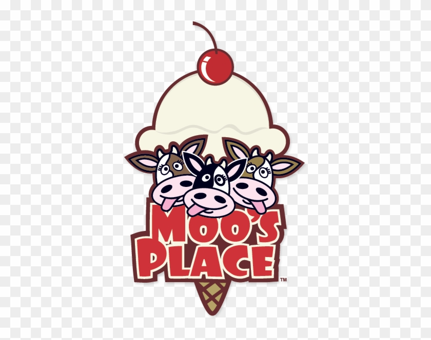 This Is A Logo Which Displays The Illustrated Heads - Cow Ice Cream Logo #1281566