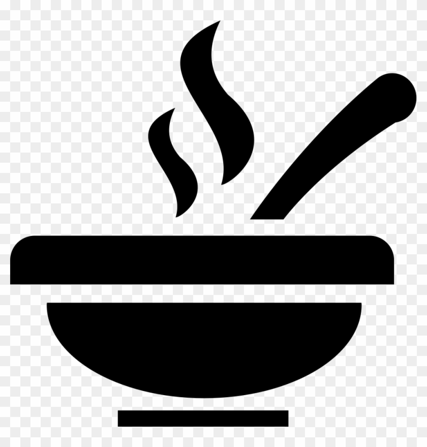 Soup Comments - Soup Icon Vector Png Black #1283111